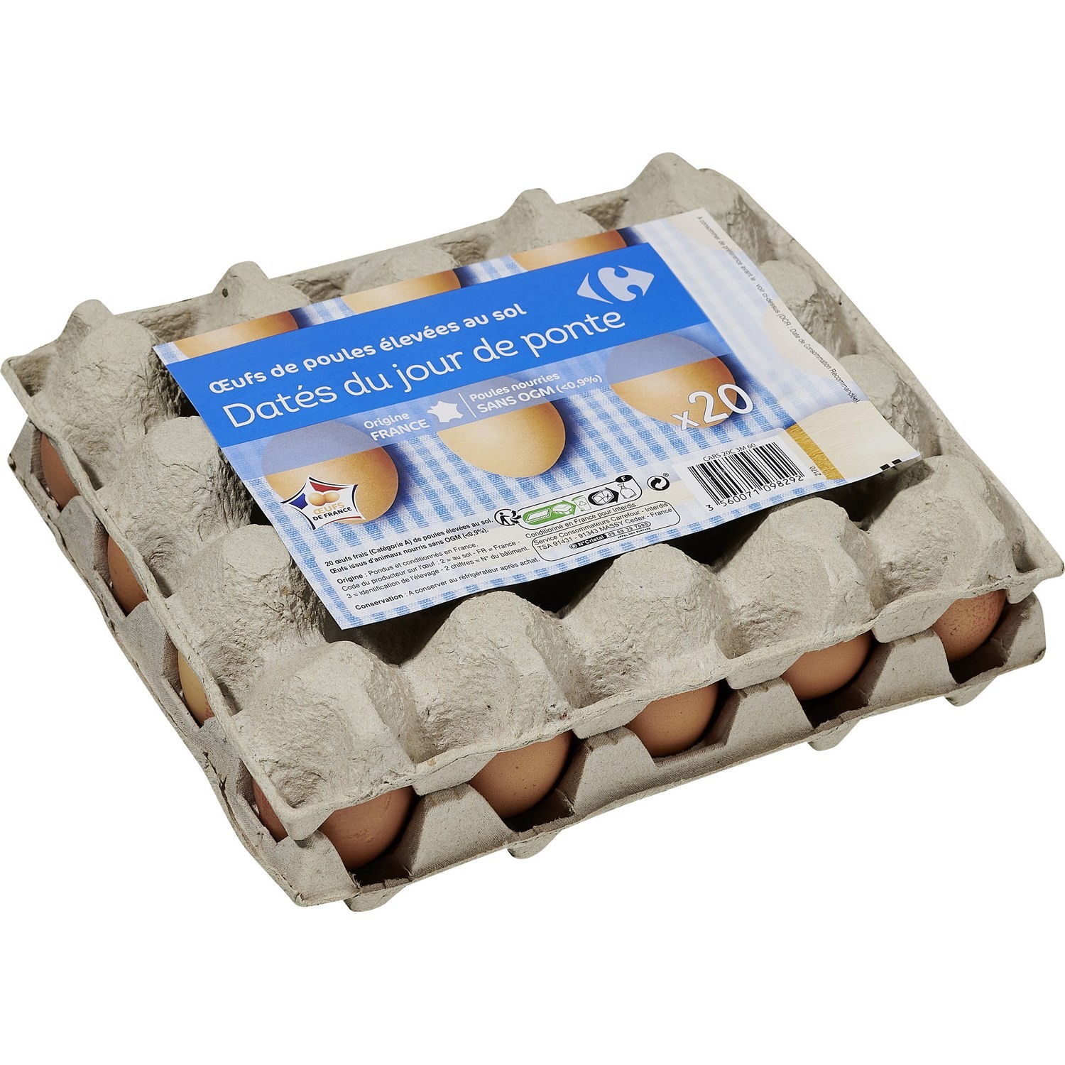 Table Exterieur Carrefour Génial Åufs De Poules élevées Au sol Carrefour La Boite De 20   Prix Carrefour