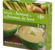 Table Exterieur Carrefour Inspirant soupe Poireaux & Pomme De Terre Carrefour Les 2 Briques De 30cl   Prix Carrefour