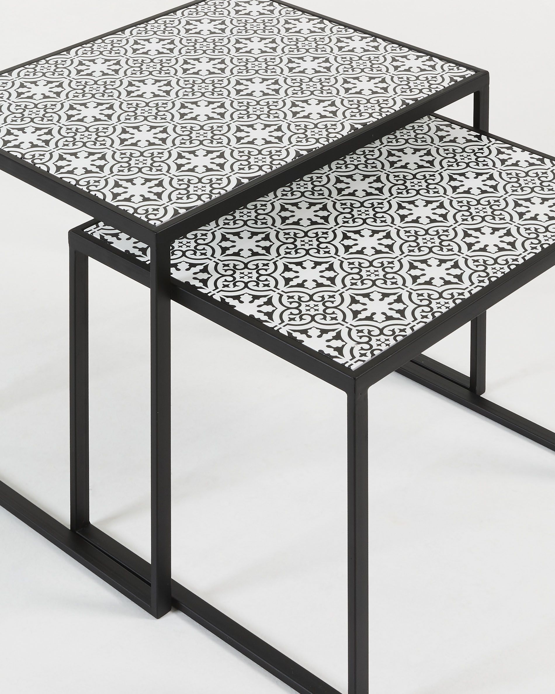 Table Exterieur Mosaique Charmant Set Pica De 2 Tables Gigogne