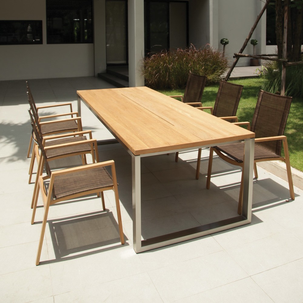 Table Exterieur Teck Génial Awesome Table Jardin Teck Inox House Interior