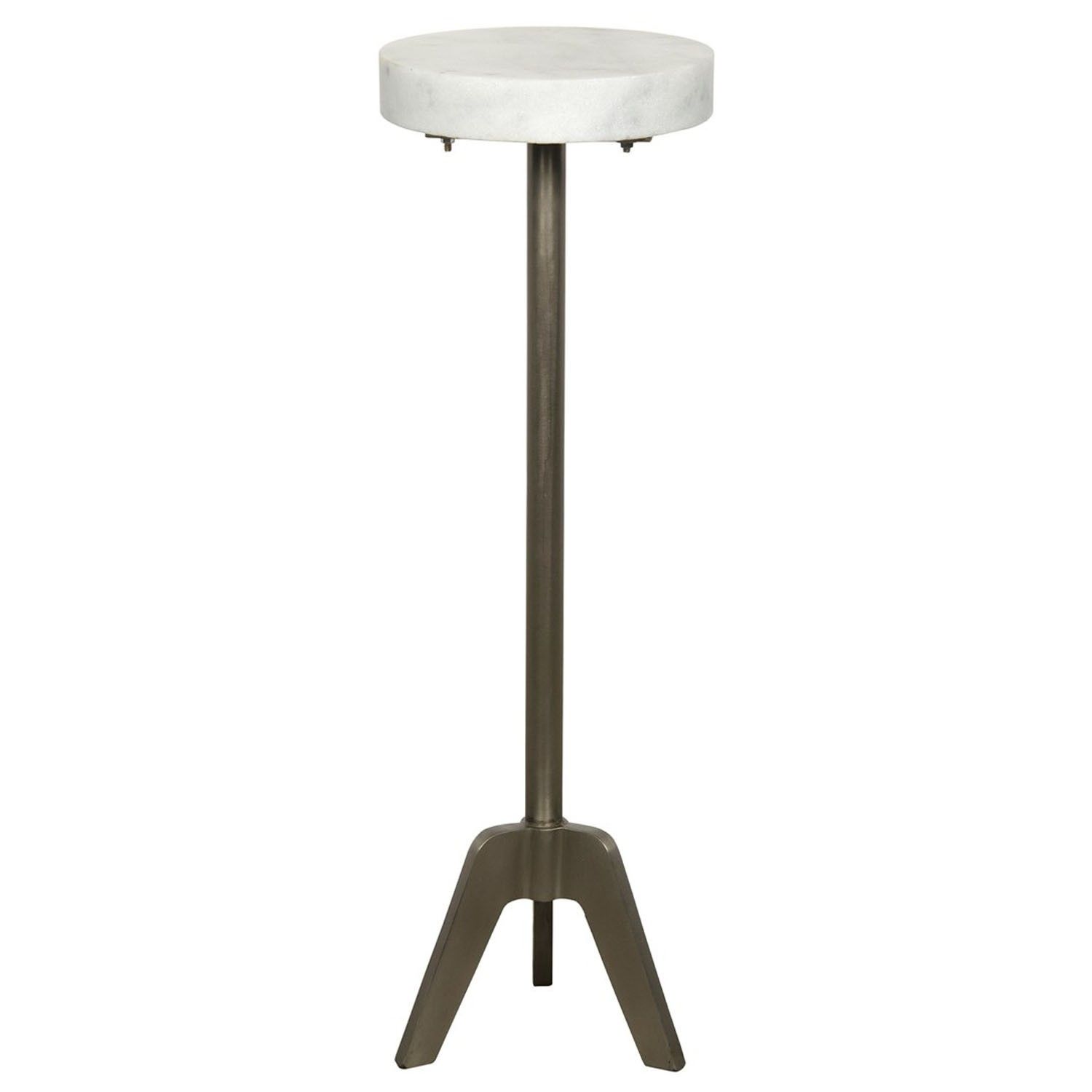 Table Haute Bistrot Élégant Noir Fiasco Side Table Silver Tables