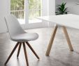 Table Haute Extensible Frais Ralf Chair White and Natural
