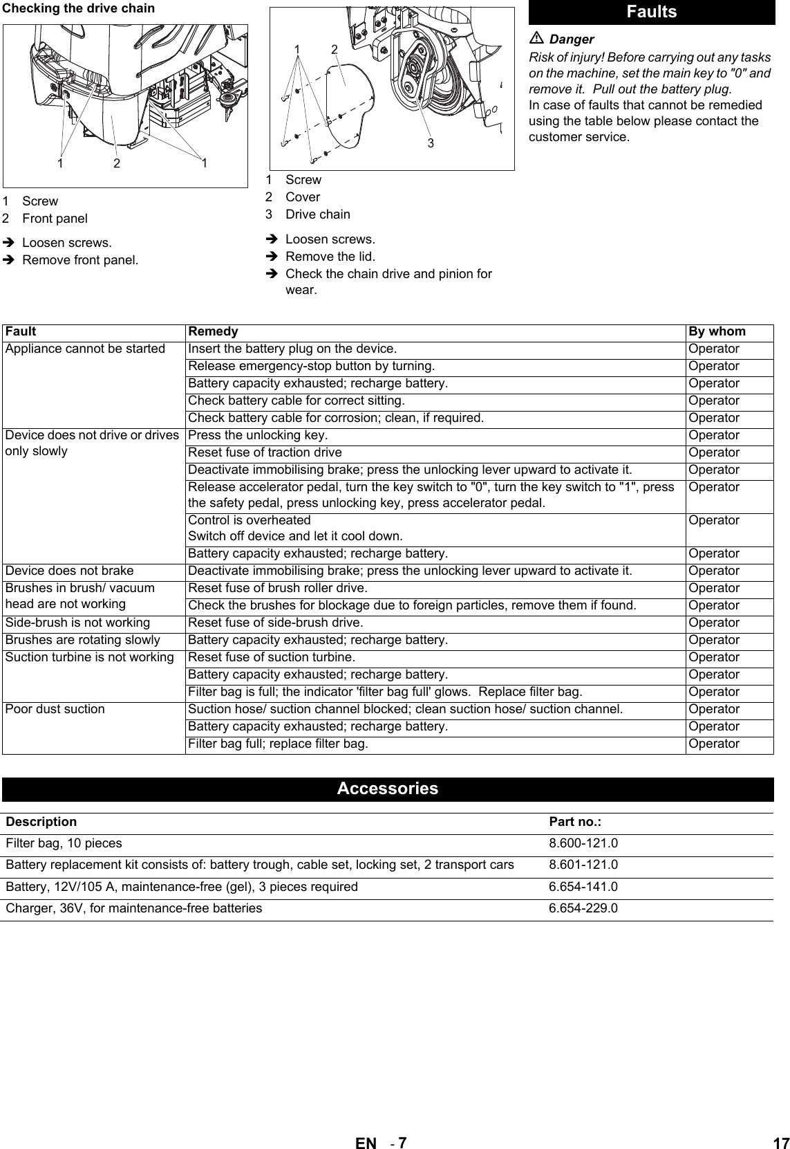 Karcher2RsProfEu OwnerSManual User Guide Page 17