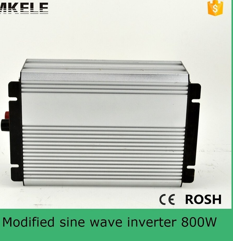 MKM800 241G 800 W onde sinusoïdale modifiée onduleur solaire monophasé onduleur de véhicule doit onduleur 24