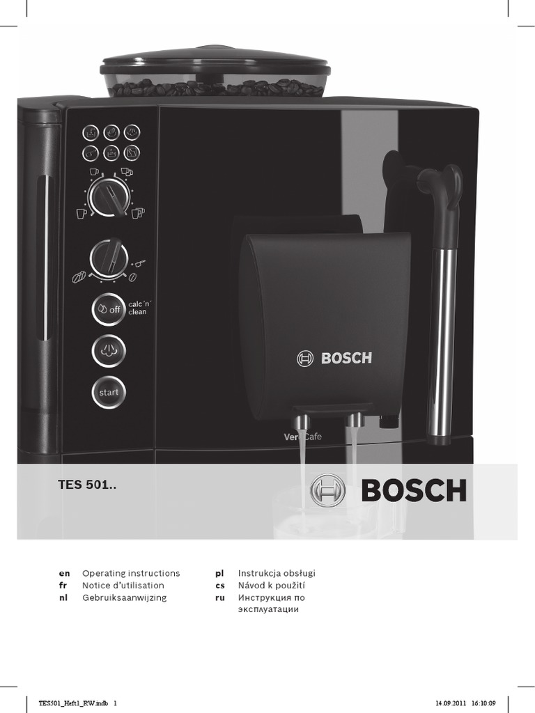 Table Reglable Hauteur Pas Cher Luxe Bosch Espresso Tes501 Pdf