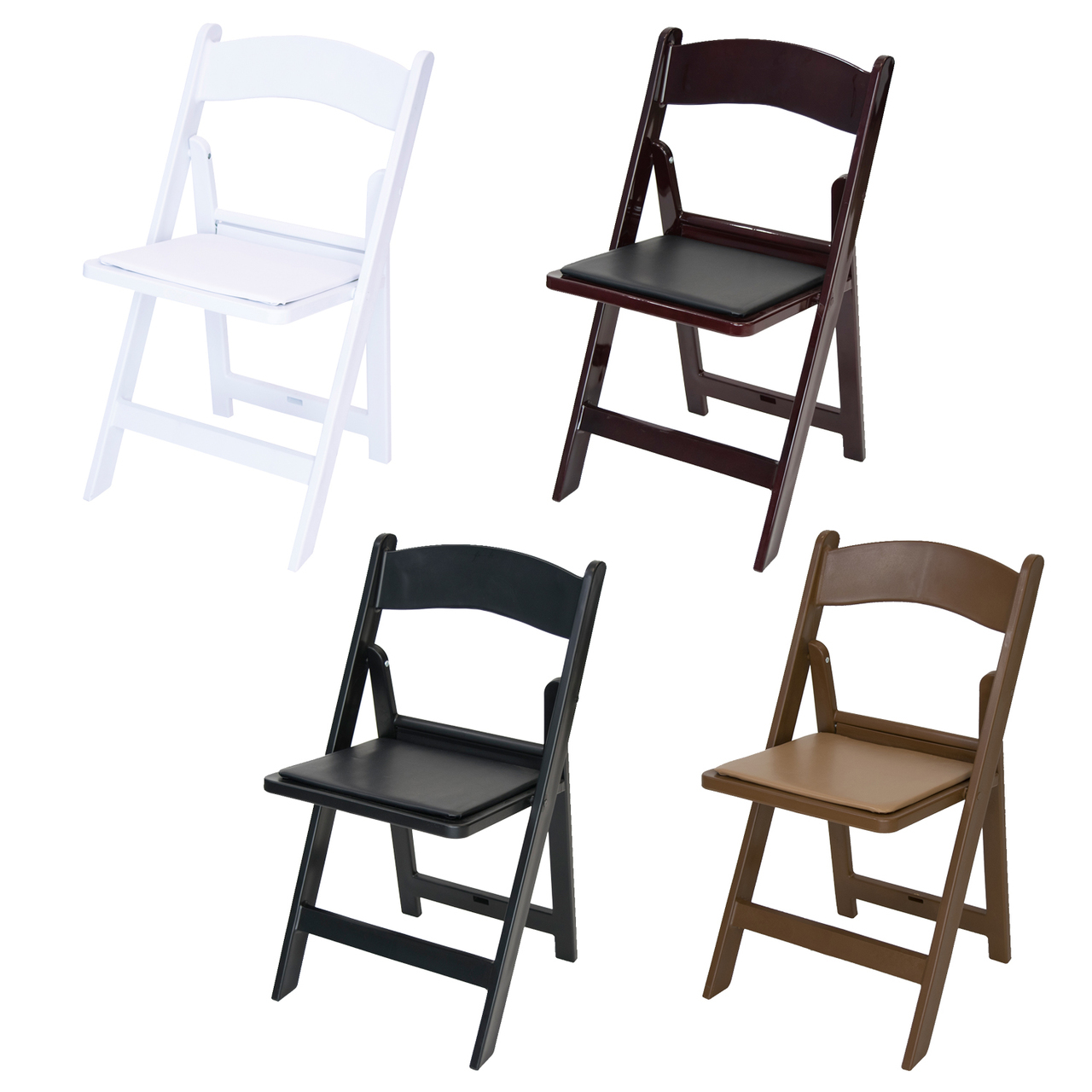 Table Resine Charmant Rhino Resin Folding Chair 1000 Lb Capacity Wedding Garden Style