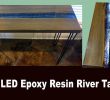Table Resine Frais Epoxy Resin Led Table