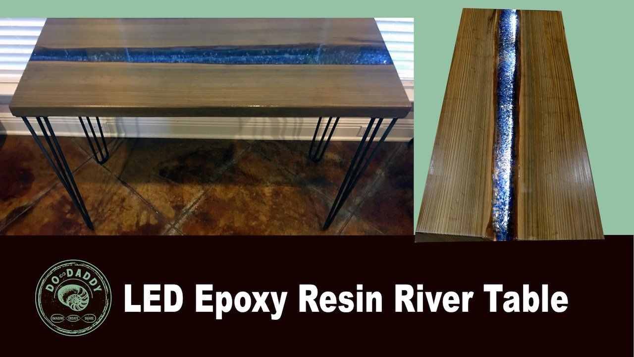 Table Resine Frais Epoxy Resin Led Table