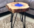 Table Resine Génial Coffee Side Table with Fluorescent Epoxy Resi
