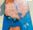 Table Resine Nouveau Epoxy Resin Transparent Coffee Table Handcrafted Custom 3d