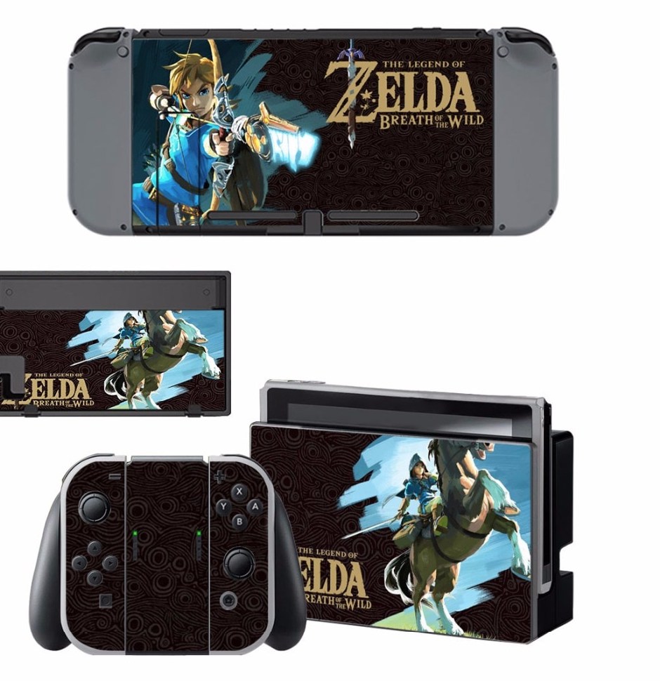 Nintend Switch Vinyl Skins Sticker For Nintendo Switch Console and Controller Skin Set For The Legend