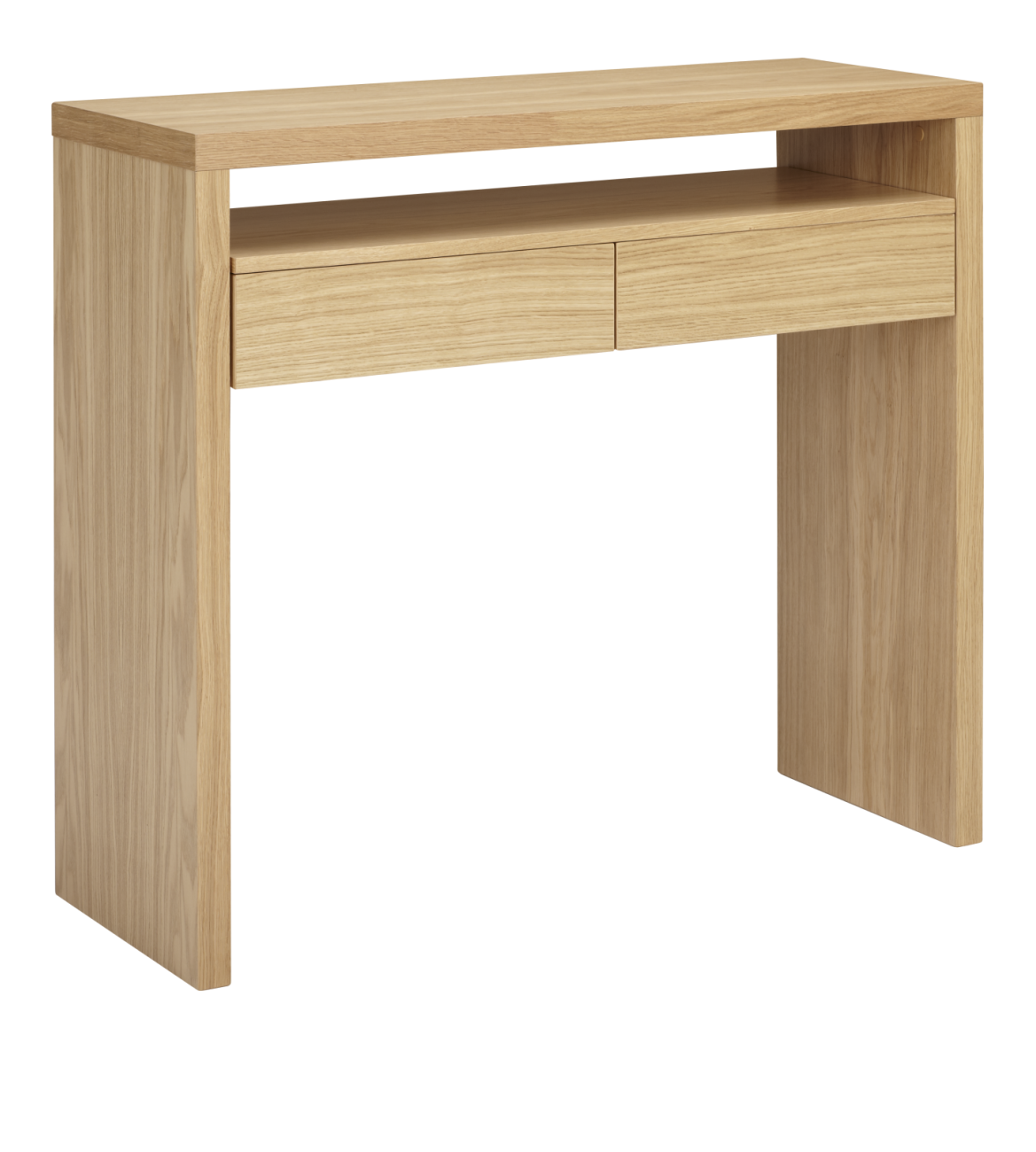 Table Ronde Modulable Charmant atwood Consolas Natural Madera 100x35xh88