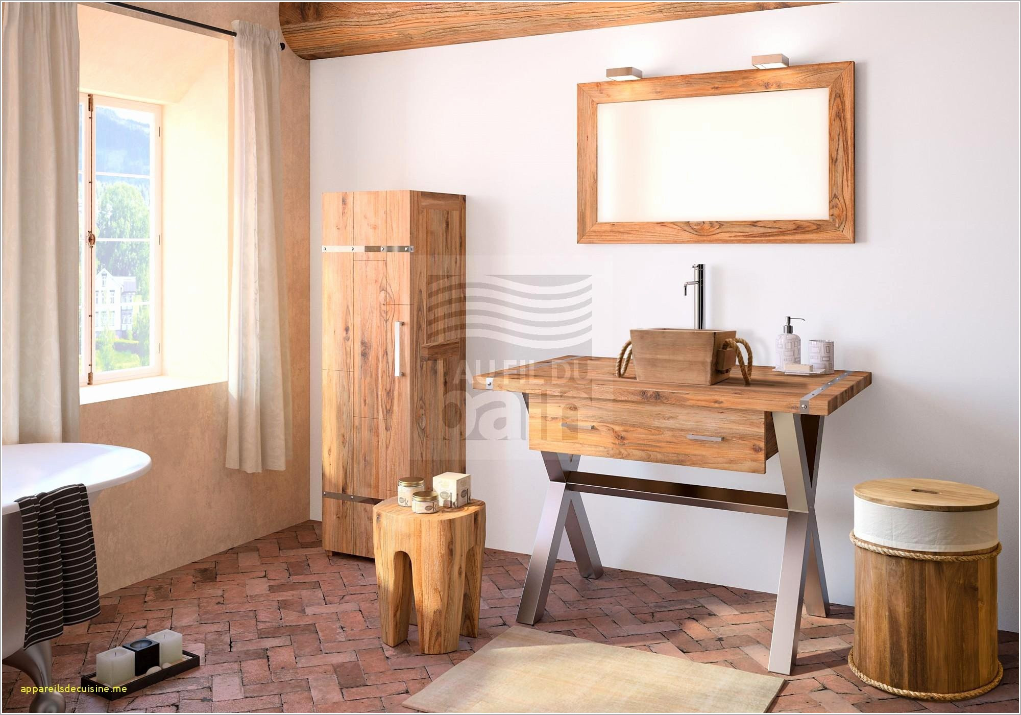 Table Salle De Bain Charmant 42 Approprié Salle De Bain Marbre Et Bois