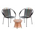 Tables Et Chaises De Jardin En solde Best Of Lot De 2 Chaises Pleik & Table Ph´n