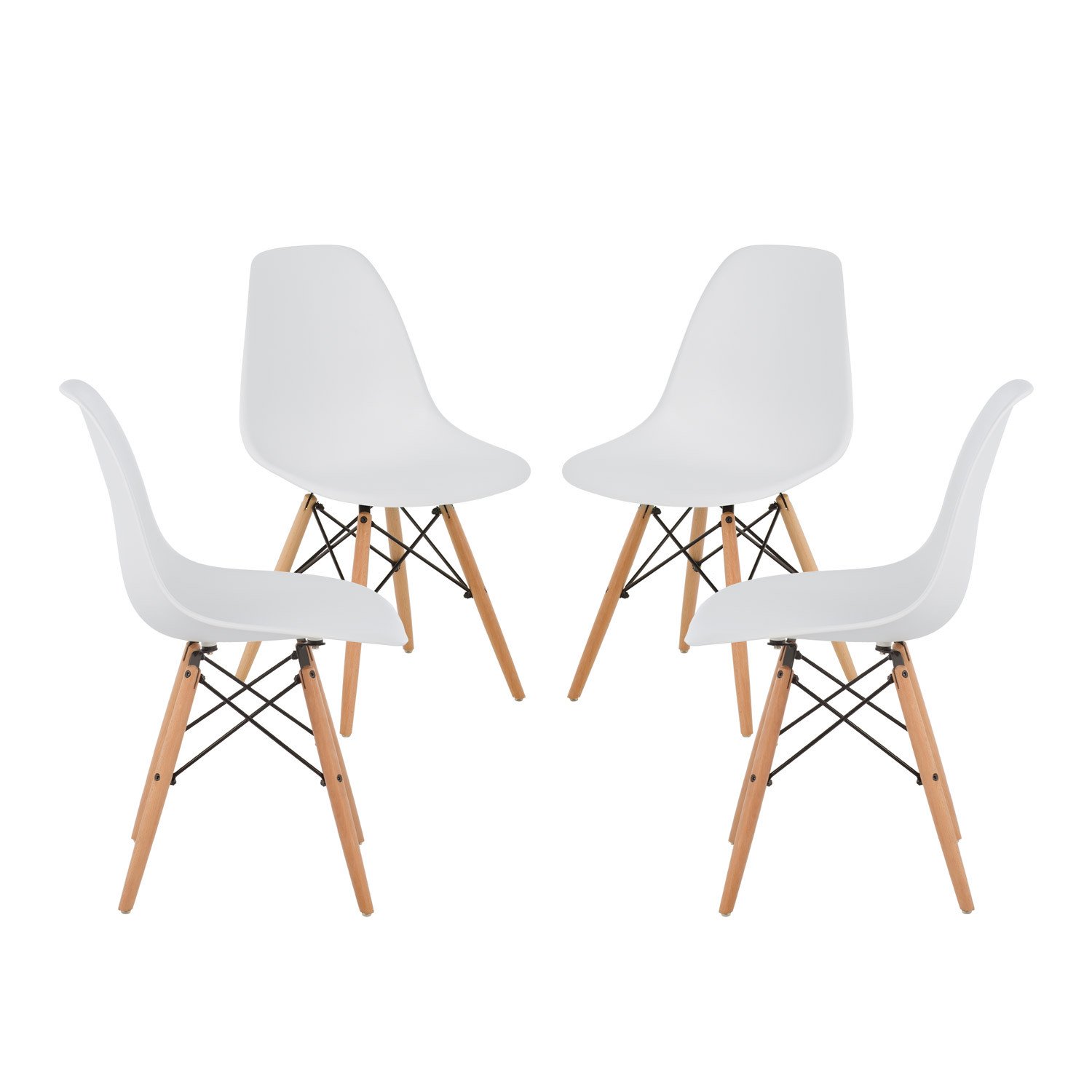 lot de 4 chaises brich scand