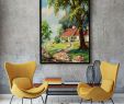 Vente Flash Salon De Jardin Inspirant € 6 33 De Réduction A1542 Belle Maison Arbre Jardin Paysage Hd toile Impression Décoration De La Maison Salon Chambre Mur Photos Art Peinture