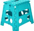 Vente Flash Salon De Jardin Luxe Shd Tabouret Pliant Pliable Pliable En Plastique Tabouret Pliant – Escabeau Jusqu   150 Kg – 2 Couleurs – Dimensions Plié 37 X 30 X 32 Cm – Portable