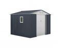 Achat Abri De Jardin Charmant Abri De Jardin En Métal Derby Anthracite Blanc 7 06 M²