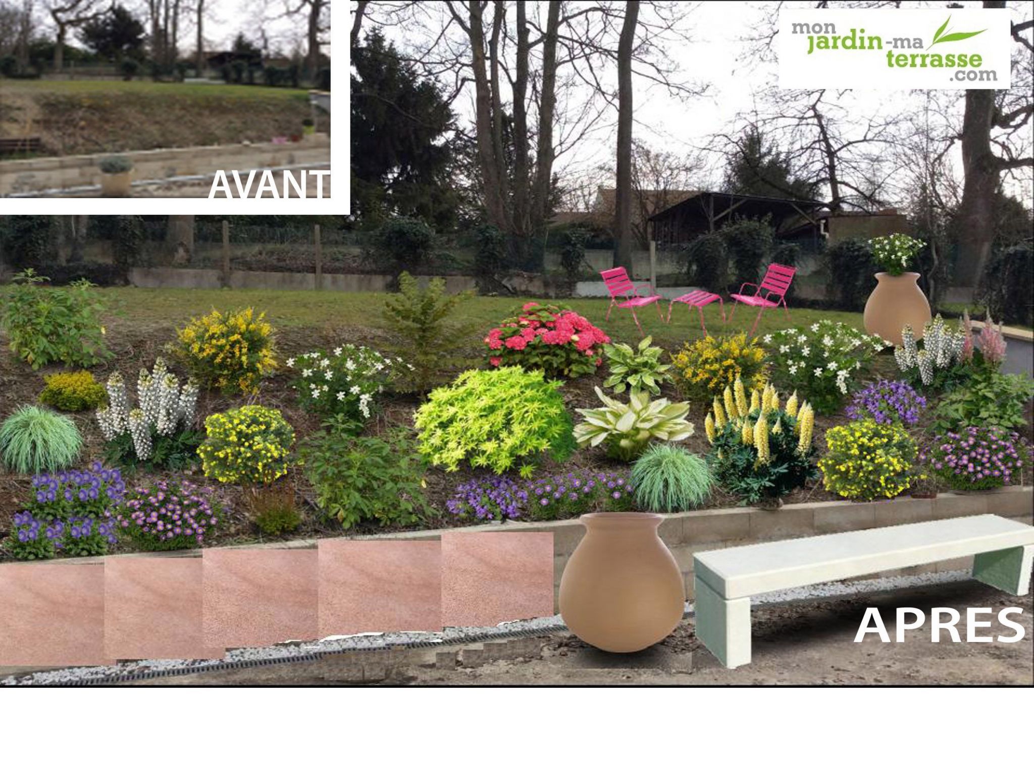 jardin des lices avec amenagement butte exterieur inspirant s mon amenagement jardin de jardin des lices