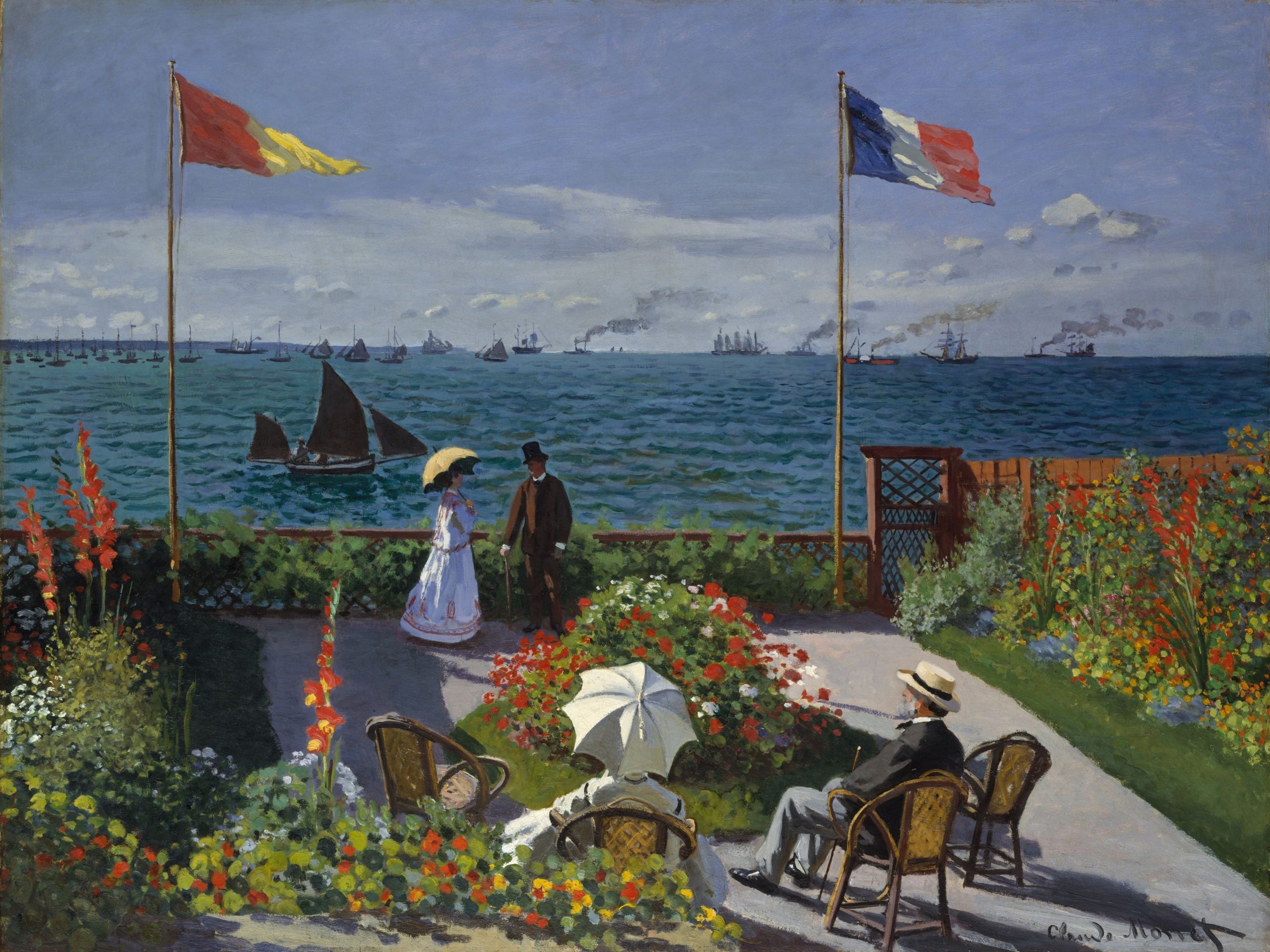 Claude Monet Jardin à Sainte Adresse