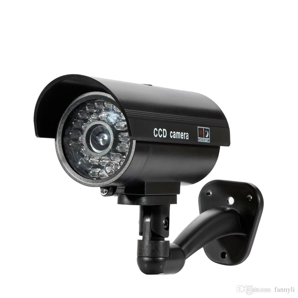 Alarme Exterieur Pour Jardin Élégant Acheter Faux Dummy Camera Bullet Caméra De Surveillance Cctv De Surveillance Extérieure Intérieure étanche Clignotant Rouge Led Livraison Gratuite De