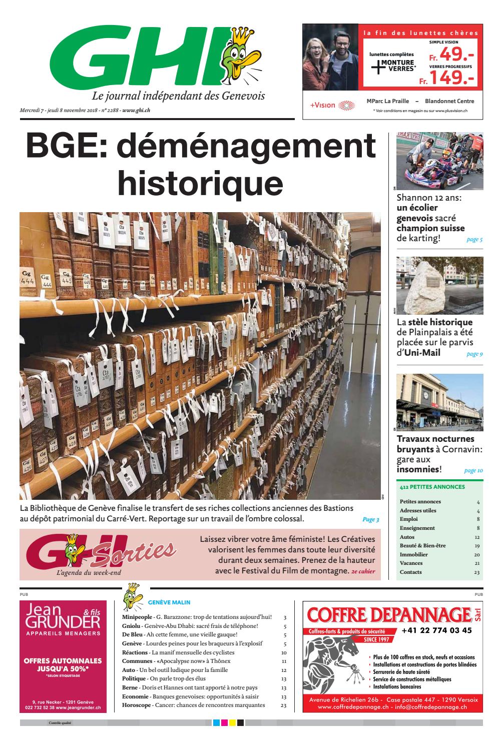 Alarme Jardin Beau Ghi 07 11 2018 Clients by Ghi & Lausanne Cités issuu