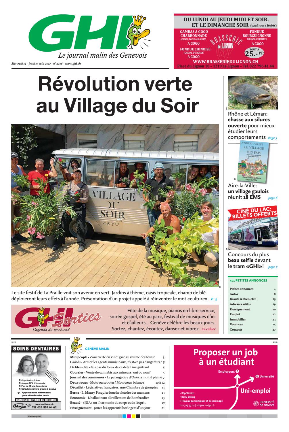 Alarme Jardin Unique Ghi 15 06 2017 by Ghi & Lausanne Cités issuu