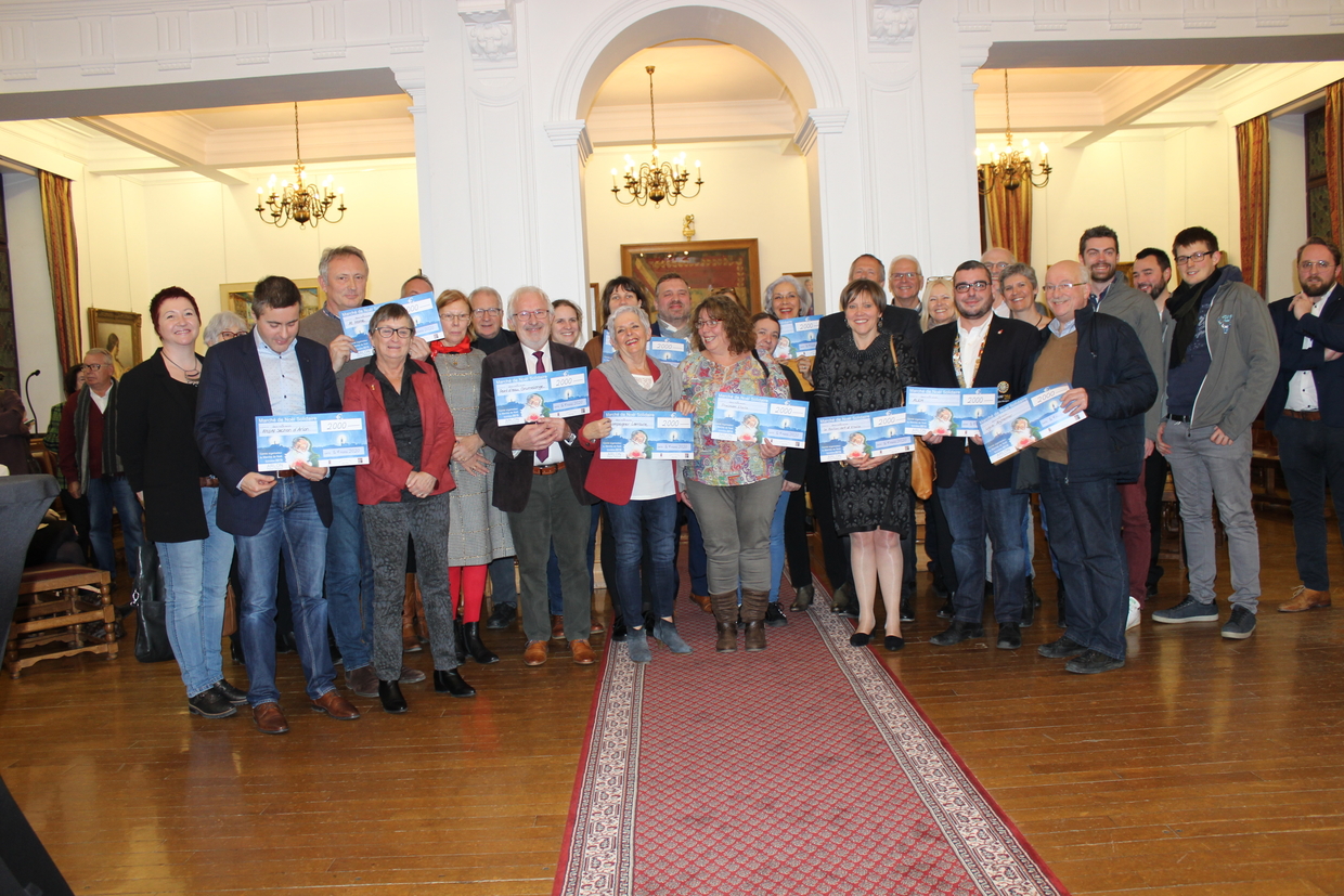 Marché de Noël Solidaire dARLON 2019 Remise des bénéfices 4mars 202