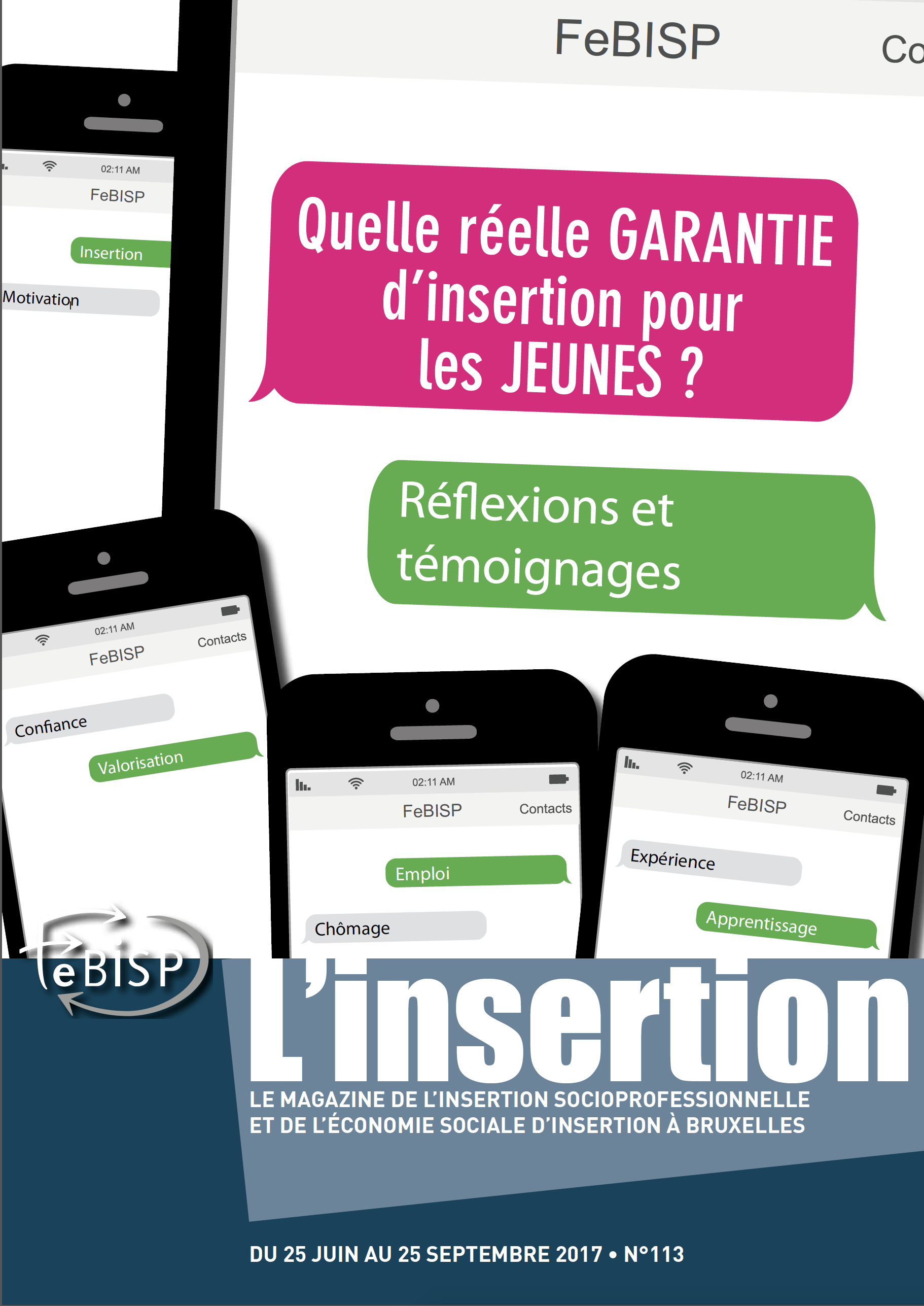 couverture insertion 113
