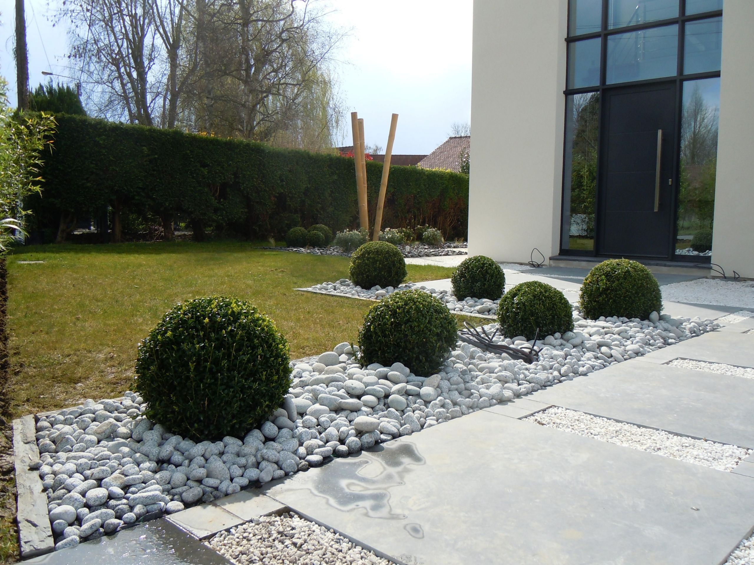 Amenagement Jardin Avec Gravier Inspirant Contemporain 22 Jardin