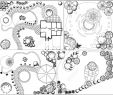 Amenagement Jardin Avec Piscine Élégant Collections Od Plan D Aménagement Paysager Avec Des Symboles Cime Des Arbres En Noir Et Blanc