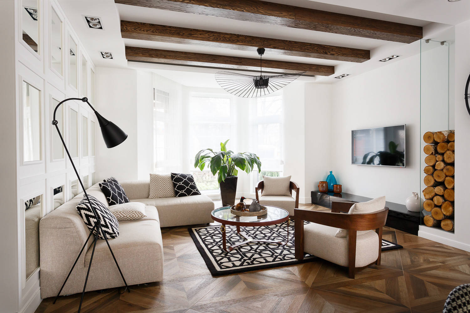 Amenagement Jardin Zen Unique 75 Beautiful Scandinavian Ceramic Floor Living Room