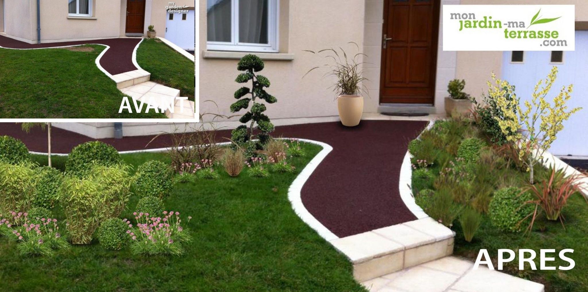 Aménagement Paysager Jardin Élégant Idee Amenagement Jardin Devant Maison – Gamboahinestrosa