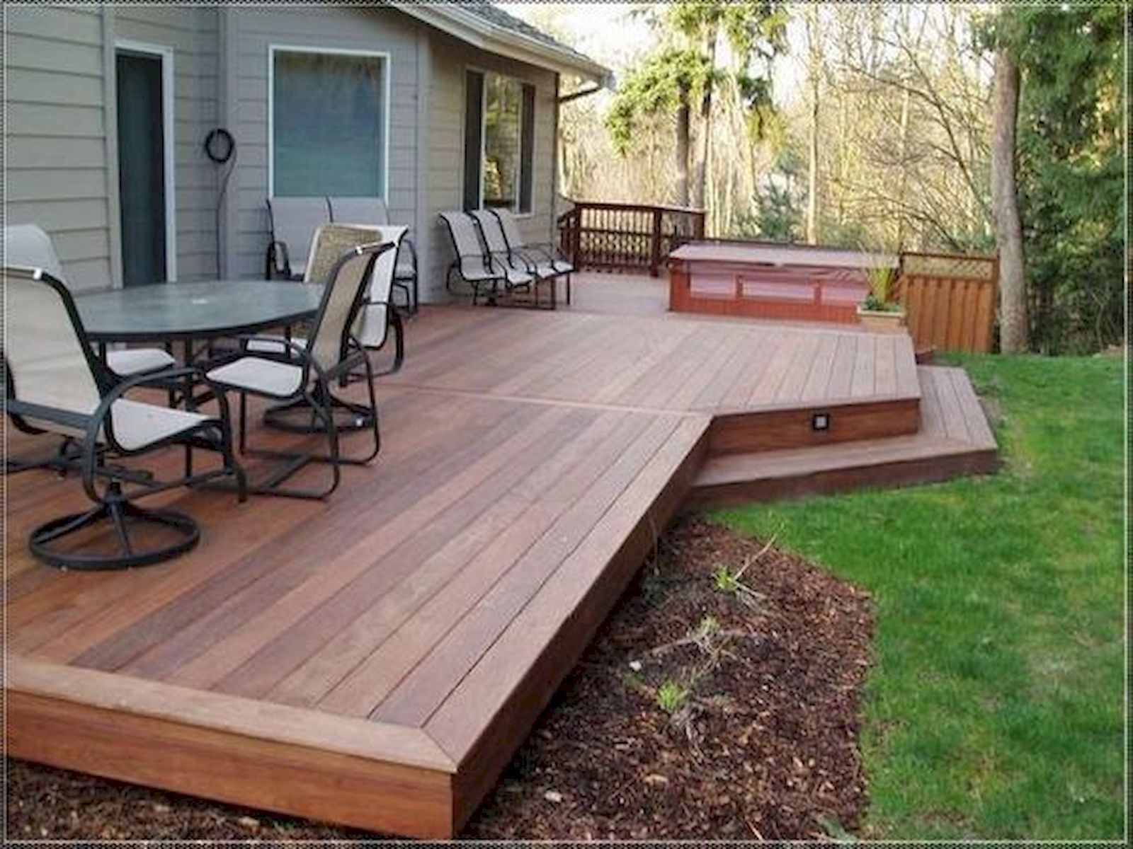 Amenagement Terrasse Bois Jardin Inspirant Backyard Deck Design Ideas & Remodels