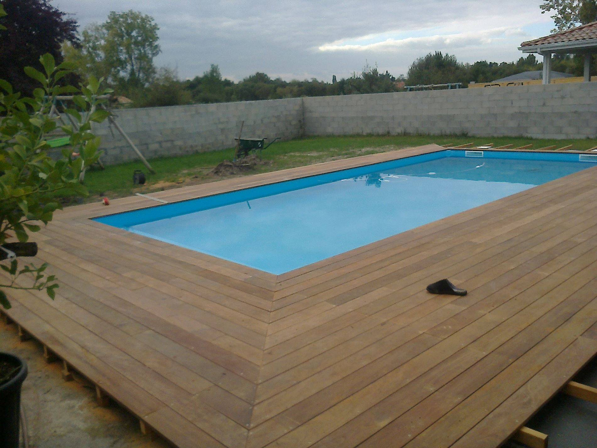 Amenagement Terrasse Bois Jardin Nouveau Contour De Piscine En Bois