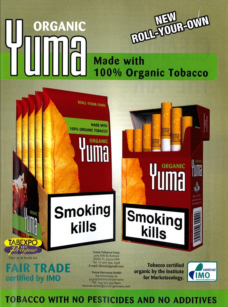 PUB 12 04 00 Organic Yuma Tobacco Reporter Vol139 No4 thumb