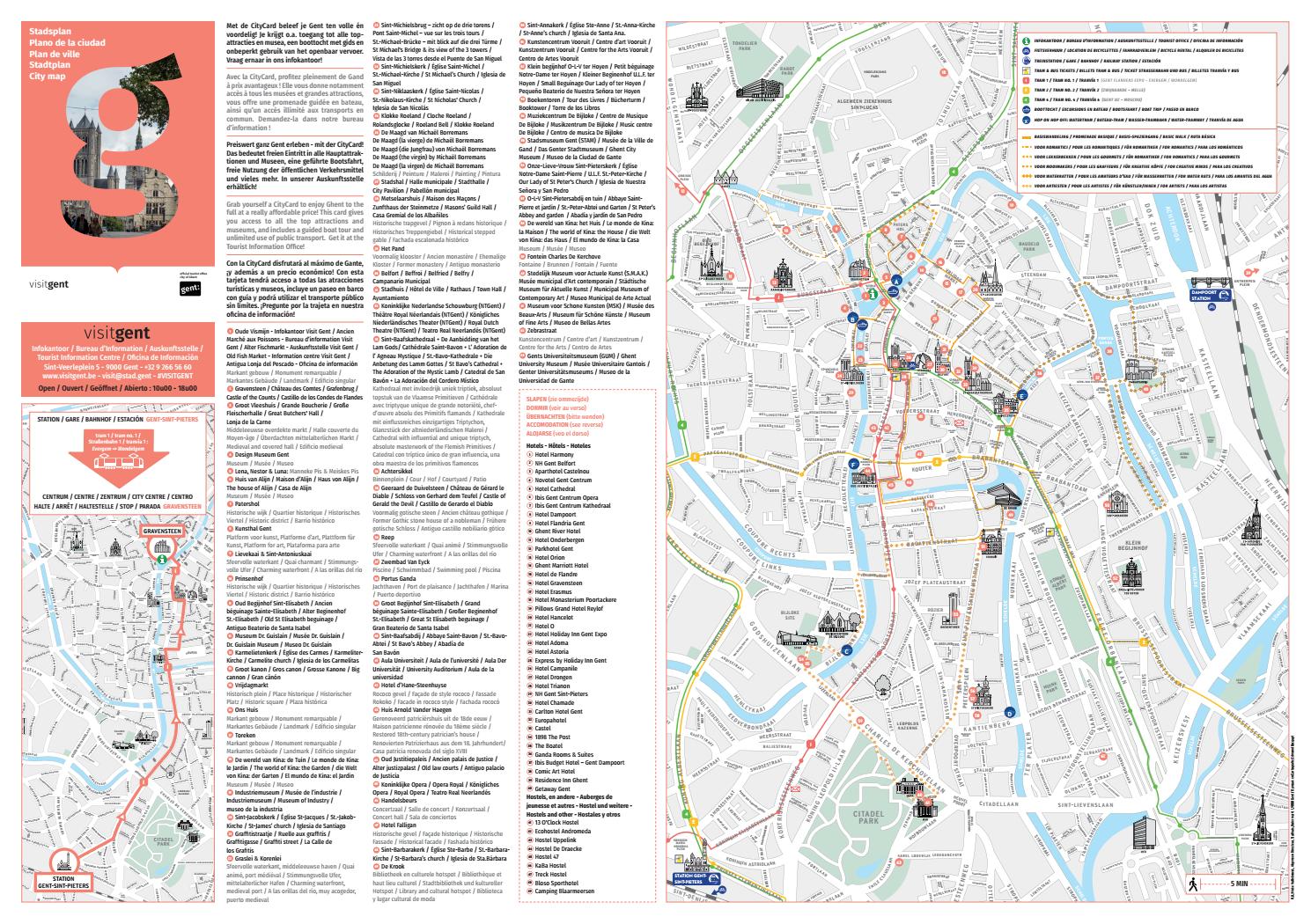 André Jardin Frais tourist Map by Visitgent issuu