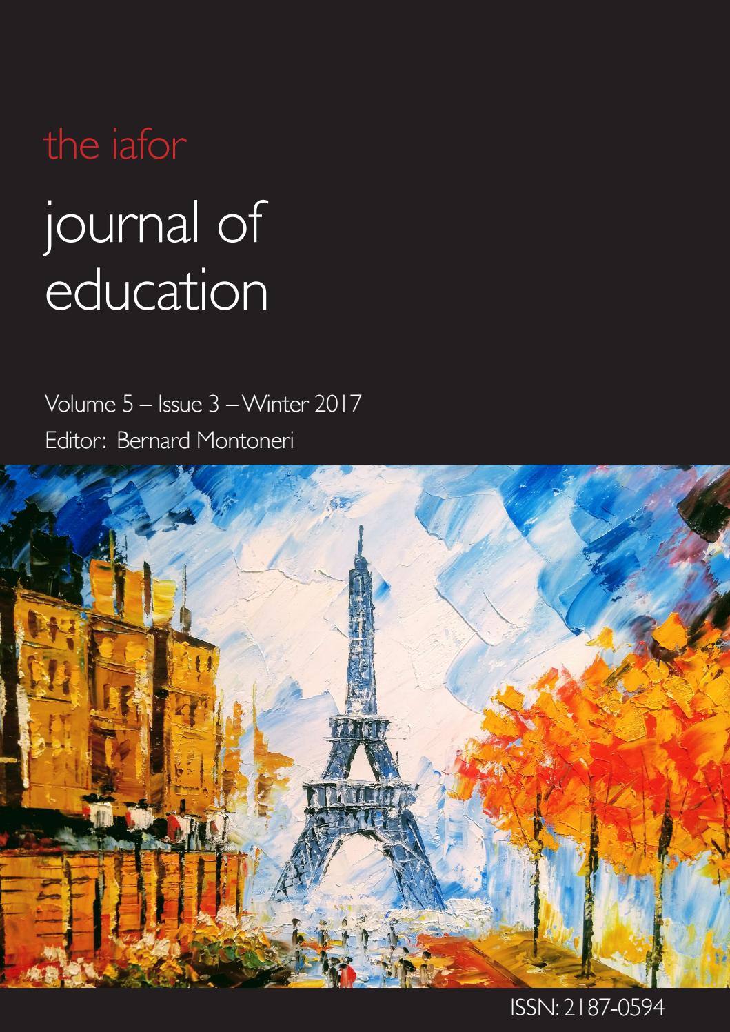 André Jardin Inspirant Iafor Journal Of Education Volume 5 issue 3 by Iafor issuu