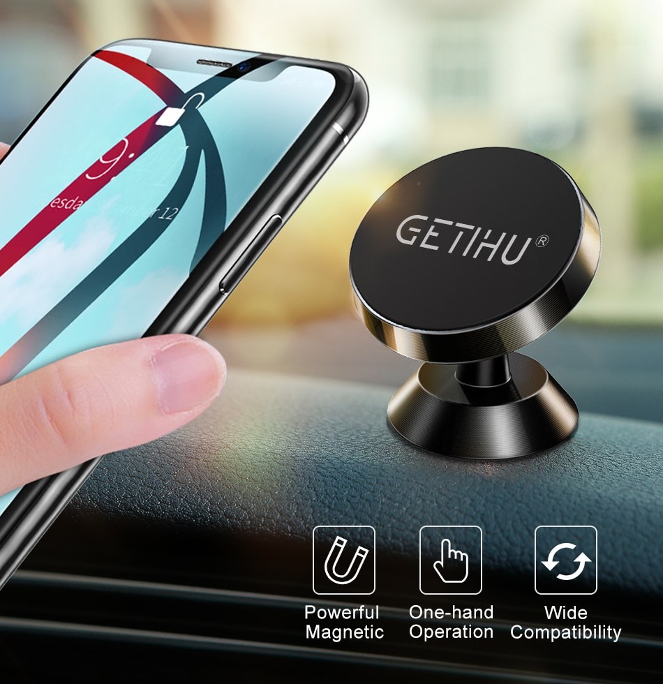 GETIHU Universal Magnetic Car font b Phone b font font b Holder b font Stand in