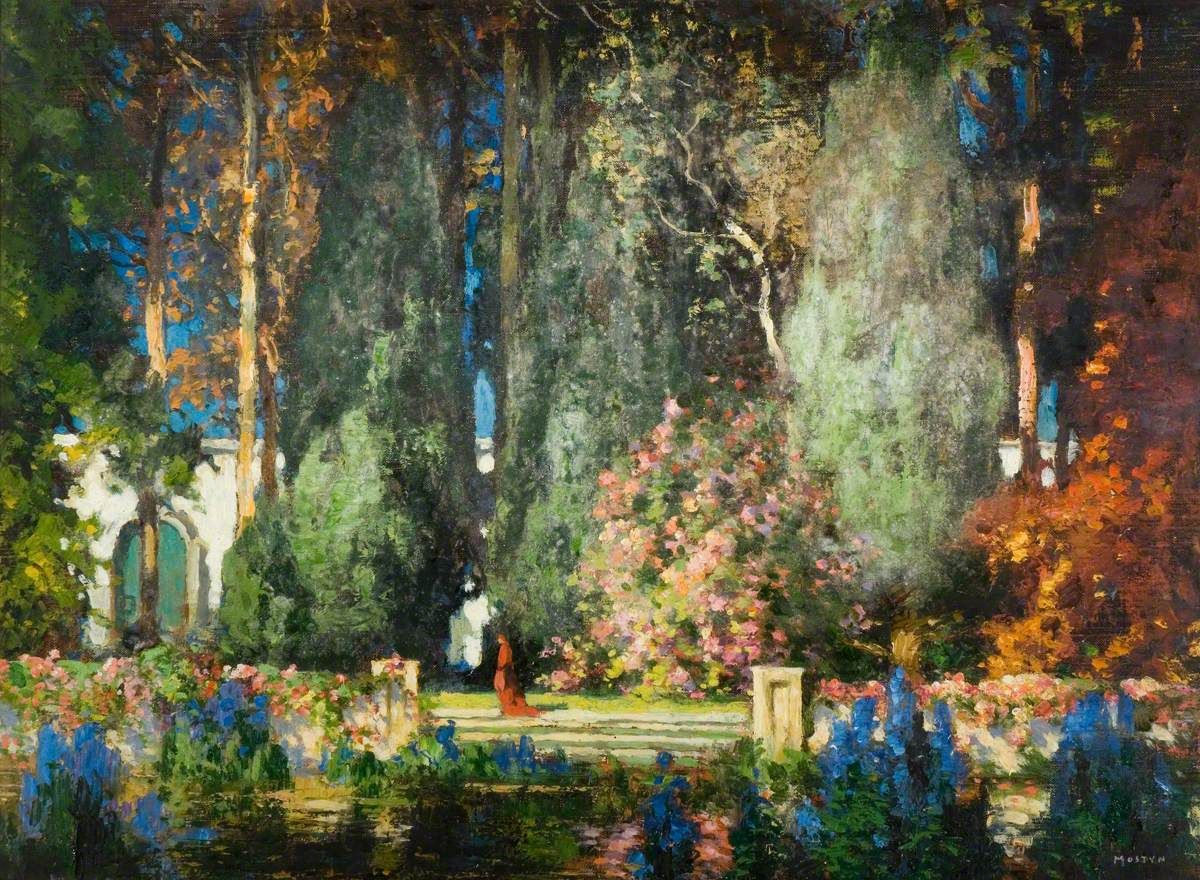 Art Et Jardin Frais the Cardinal S Garden Thomas Edwin Mostyn 1864–1930 the