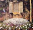 Au Jardin Fleuri Élégant La Fenetre Sur Le Jardin by Henri Martin