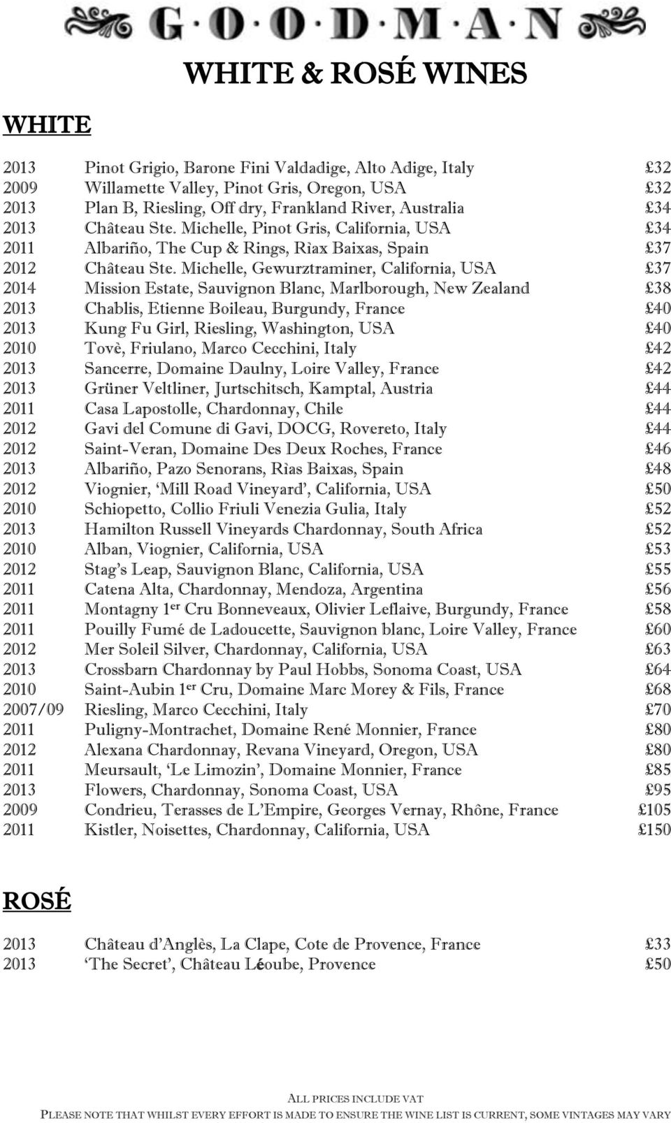 Au Jardin Fleuri Frais Wines by the Glass Ch¢teau D Angl¨s La Clape Cote De