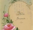 Au Jardin Fleuri Inspirant Fleurs Doux souvenir Roses Peintes   La Main Sur Cellulo¯d 1917