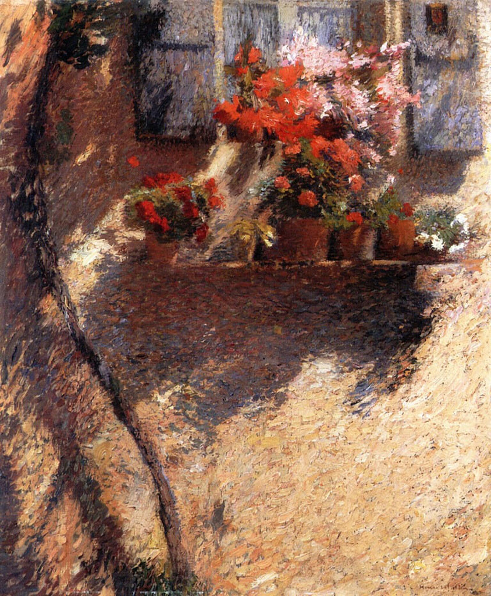 Au Jardin Fleuri Luxe La Fenetre Fleurie by Henri Martin