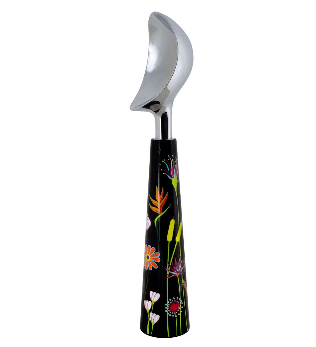 pylones eisportionierer scoop jardin fleuri blumen schwarz bunt stehend vorne 600x600 2x