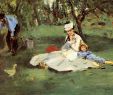 Au Jardin Unique Edouard Manet La Famille Monet Au Jardin 1874 the