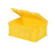 Bac Alimentaire Plastique Frais Bac Gerbable Avec Couvercle 400x300xh190mm Jaune