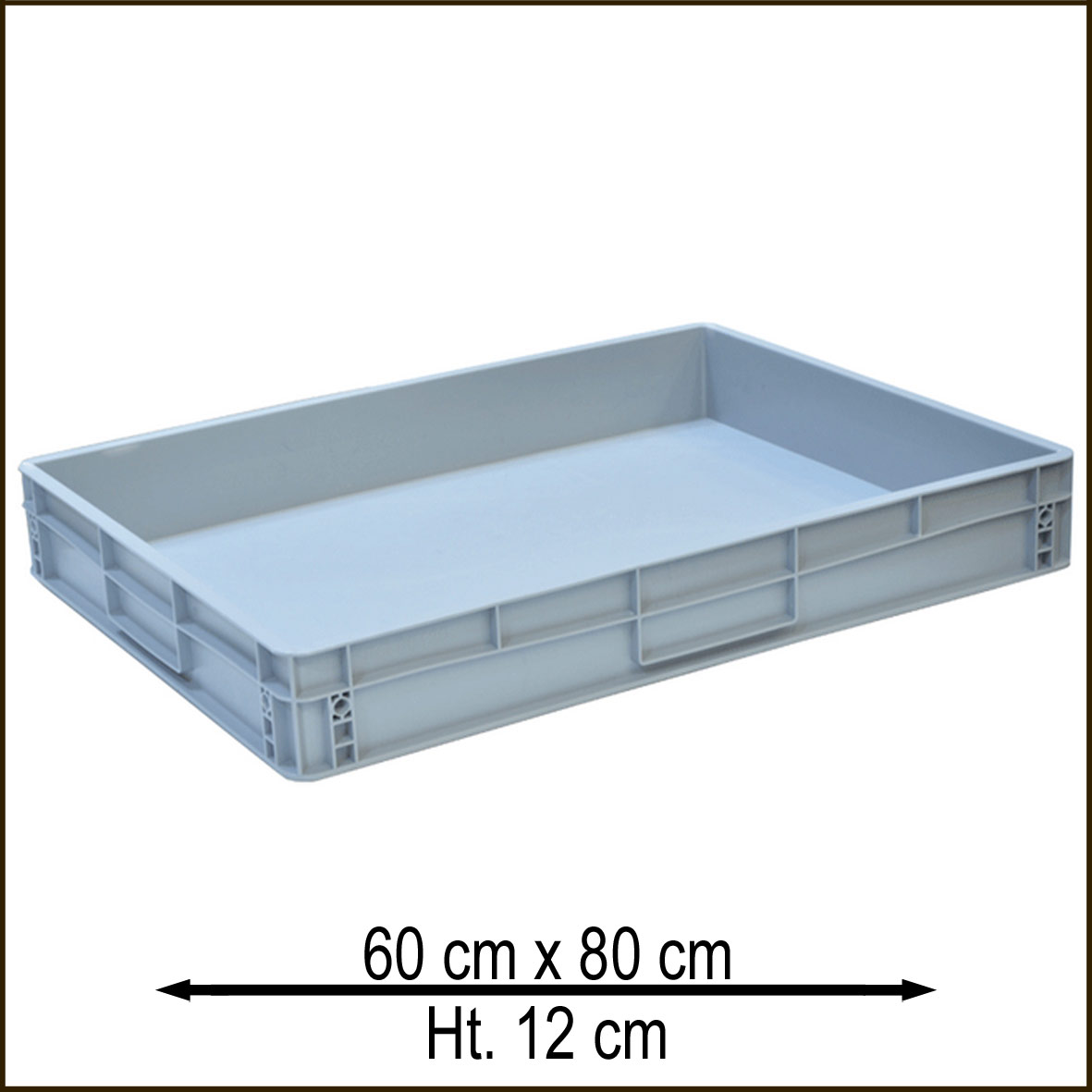 bac plastique euronorm 60 x 80 cm 0171