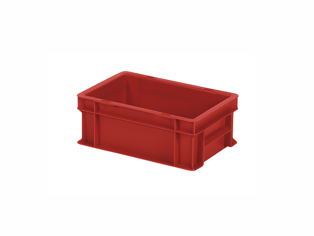 Bac Alimentaire Plastique Unique Bac Gerbable 300x200xh118mm Rouge