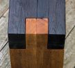 Banc En Palette Élégant Shou Sugi Ban Modern Rustic Wood Bench